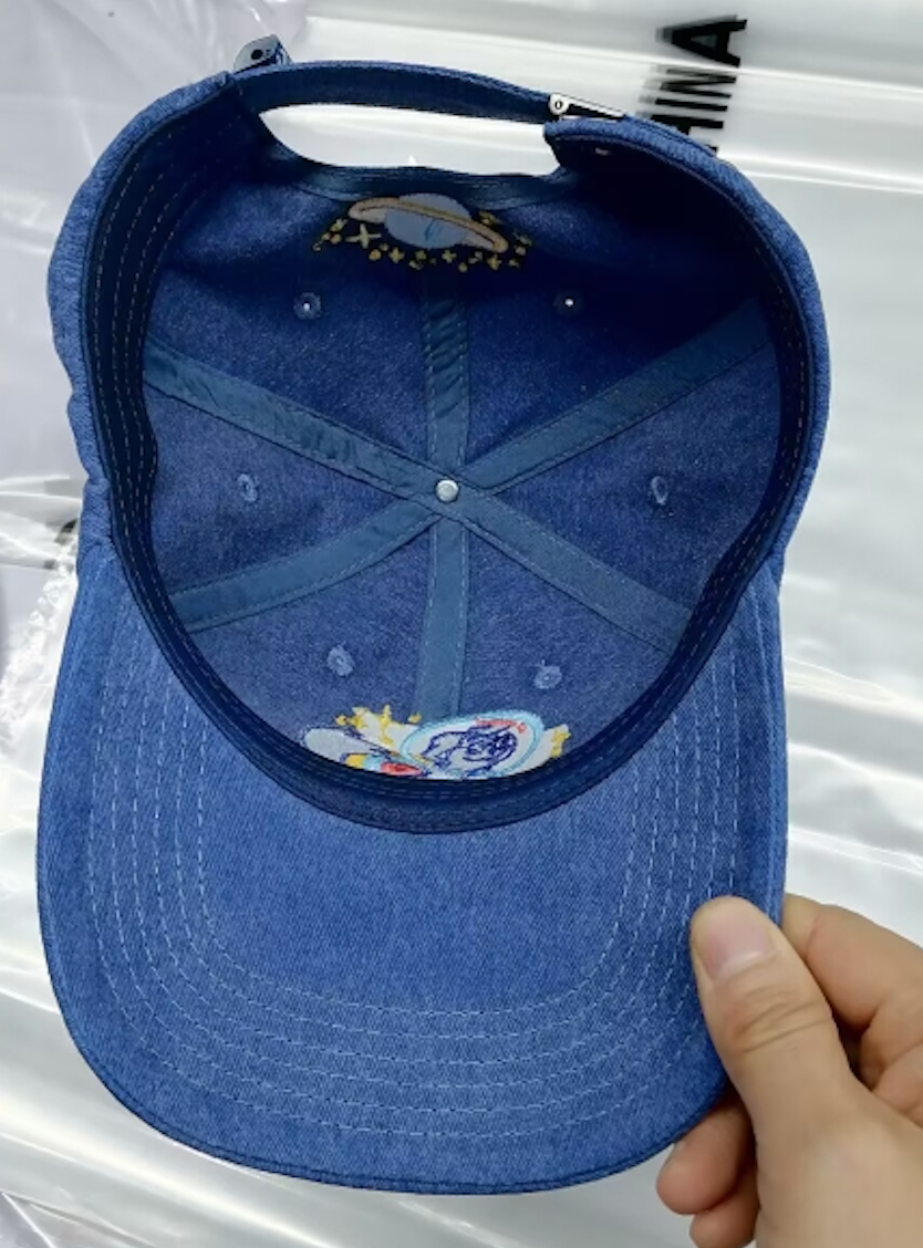 Space Dog Hat - Navy Dad Hat