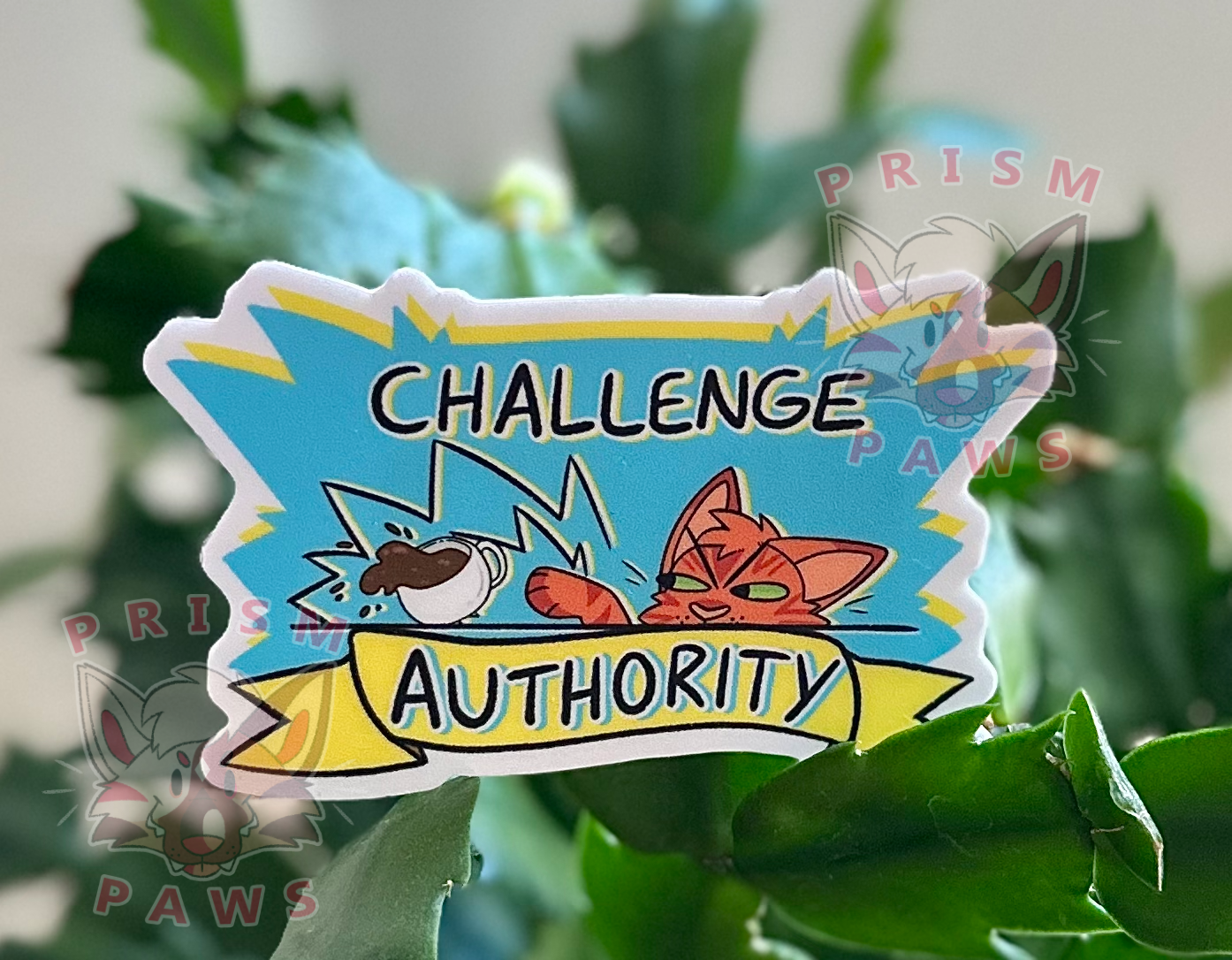 Challenge Authority Sticker