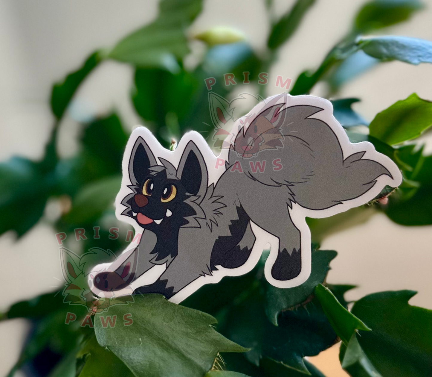 Hyena Puppy Sticker