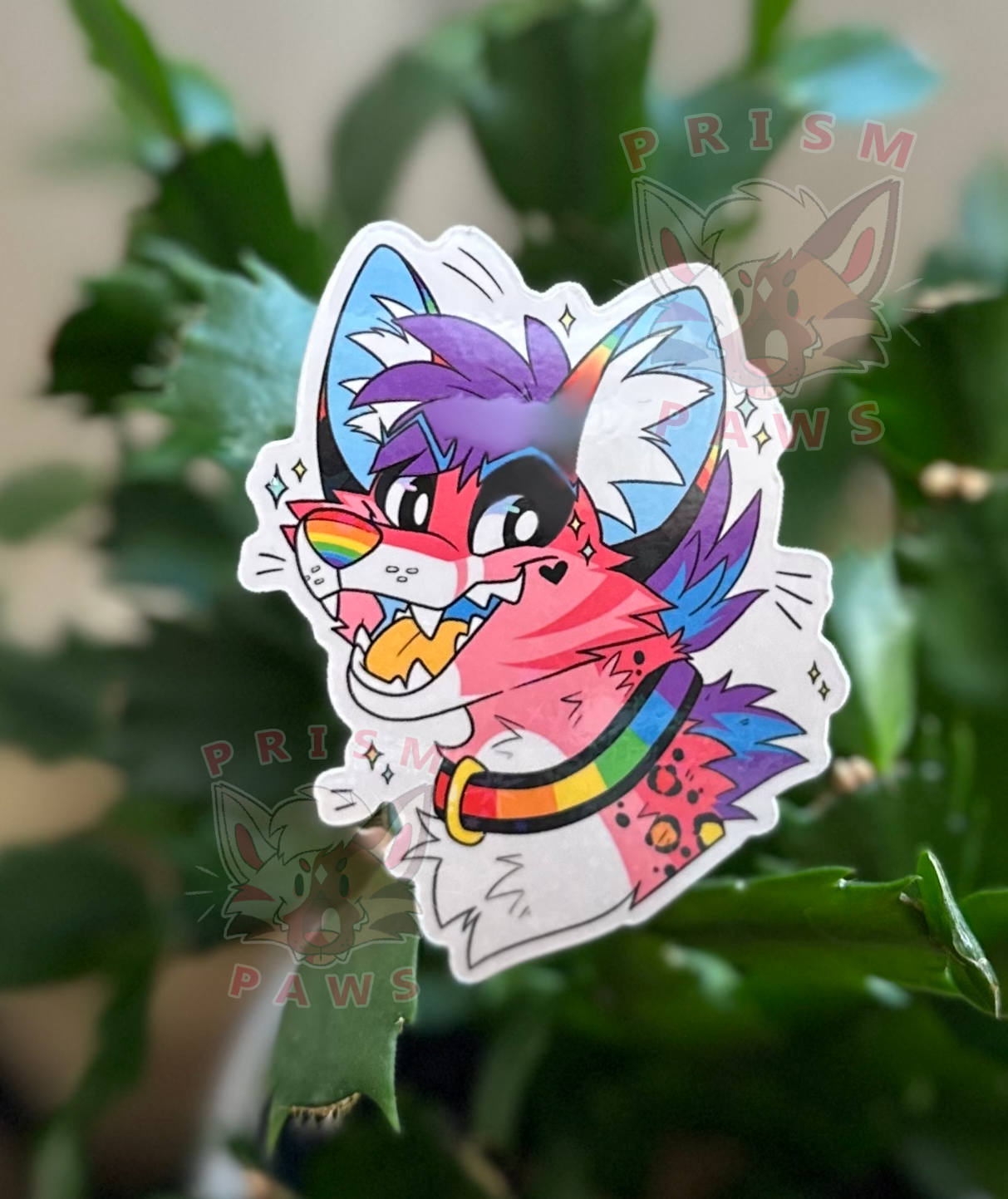 Sparkle Dog Holographic Sticker