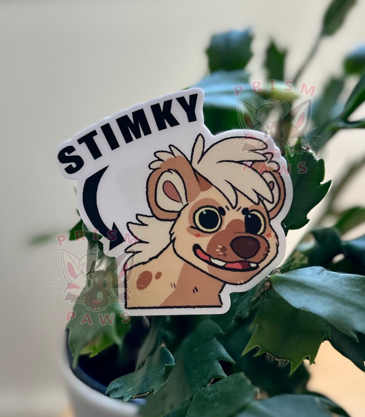 Stimky Hyena Febz Sticker