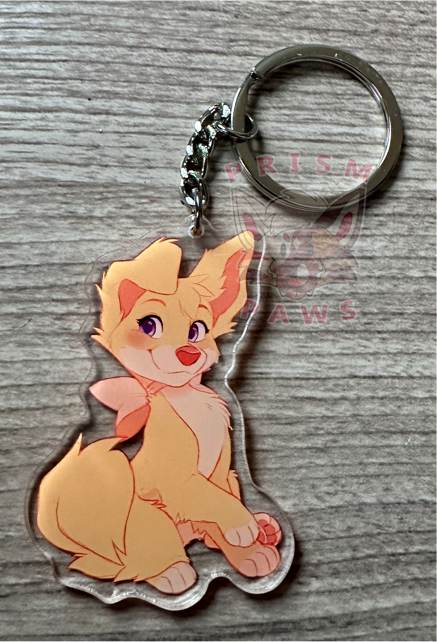 Toony Puppy Acrylic Keychain