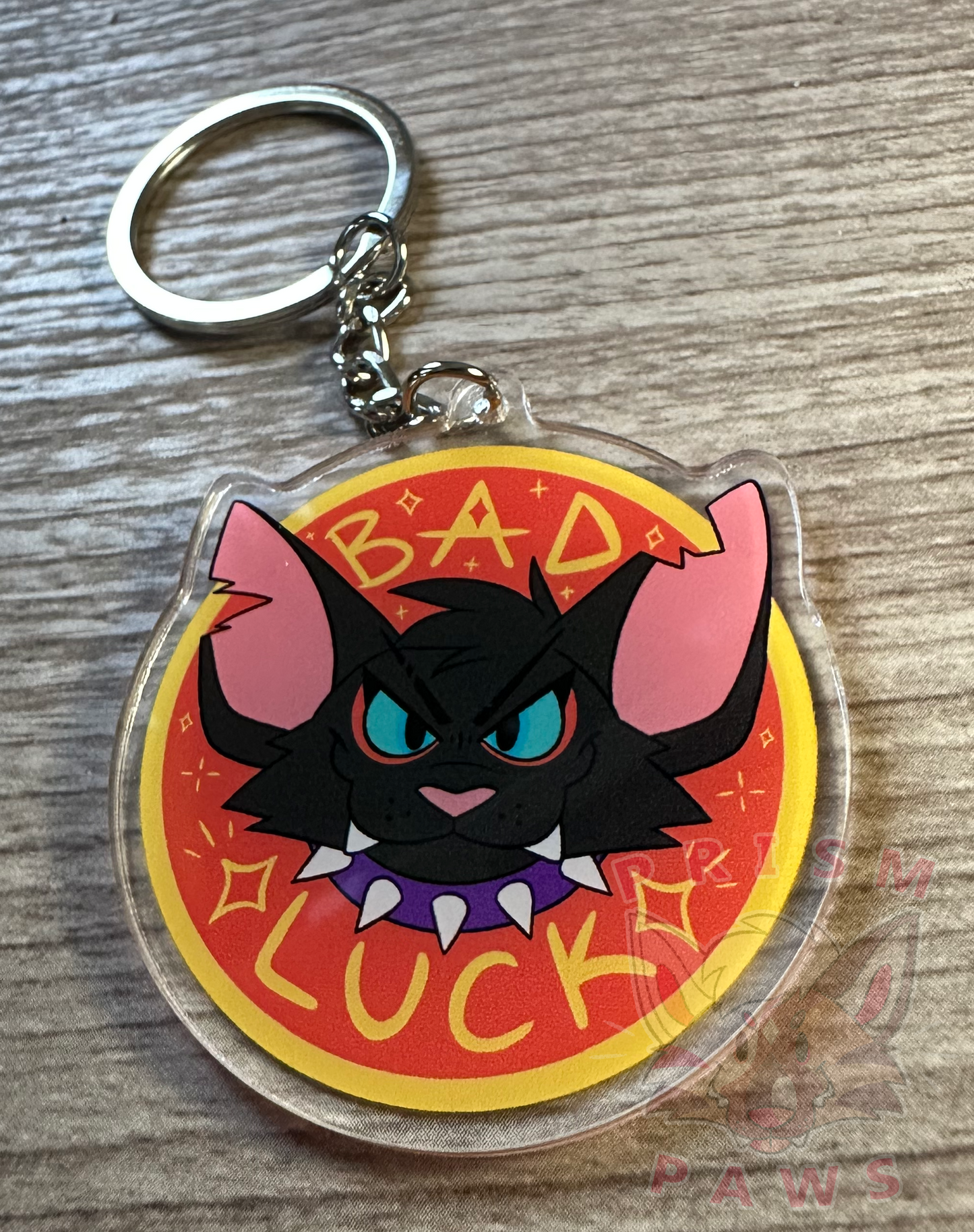 Bad Luck Acrylic Keychain