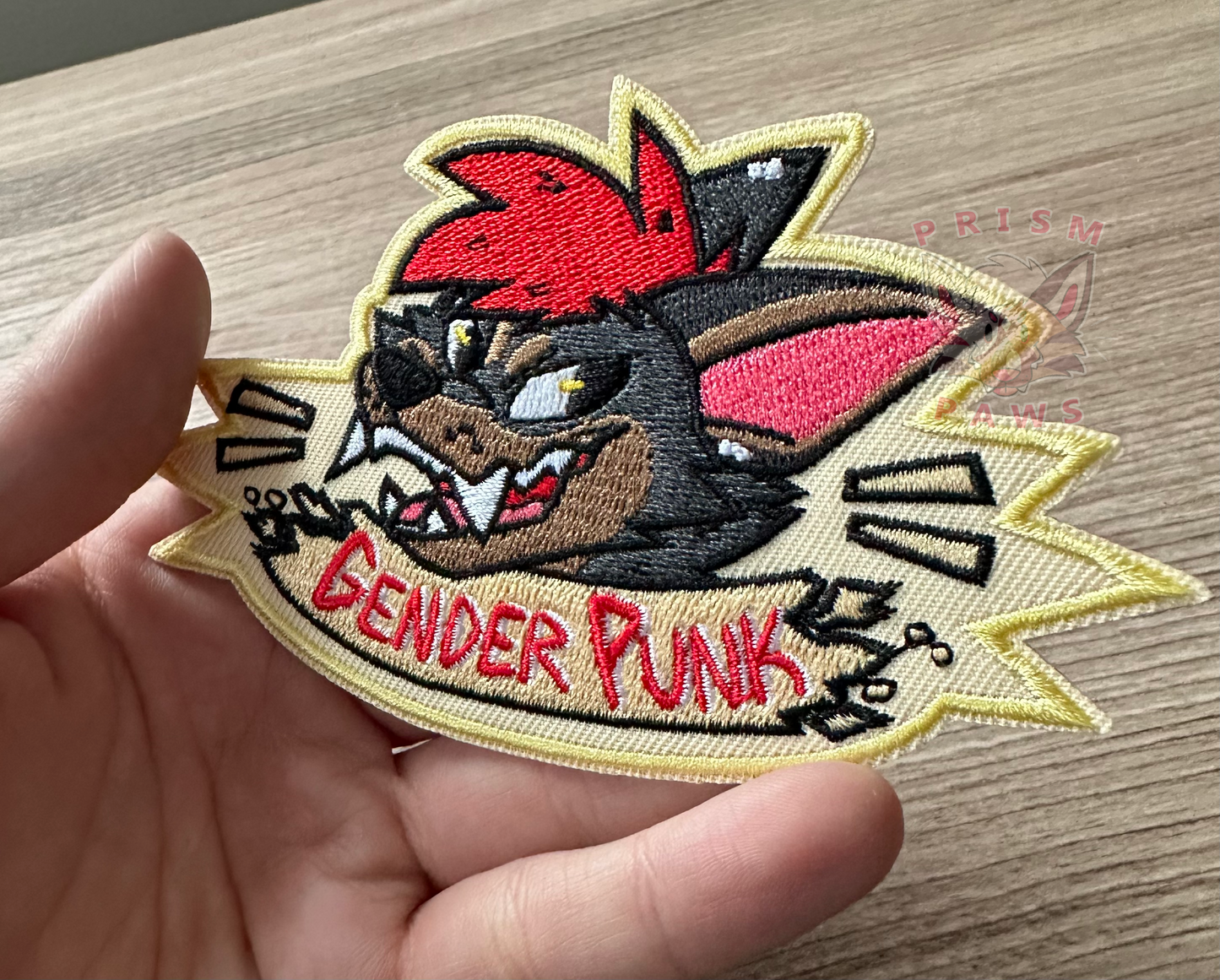 Gender Punk Embroidered Patch