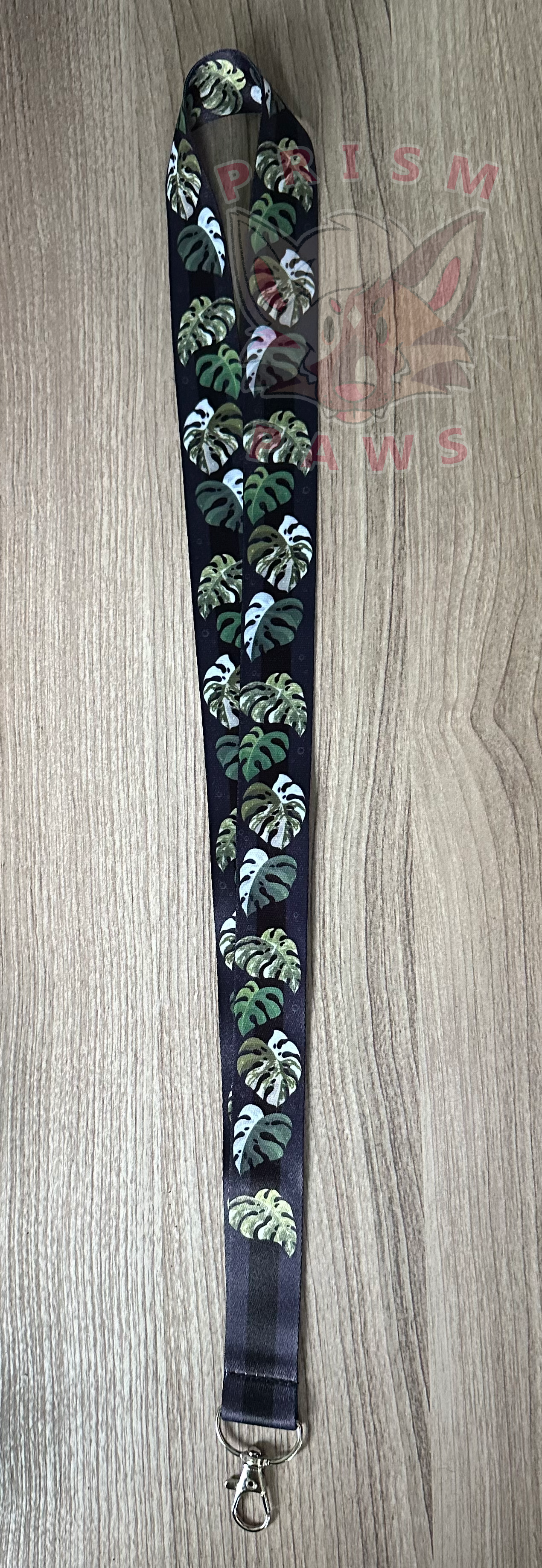 Variegated Monstera Lanyard