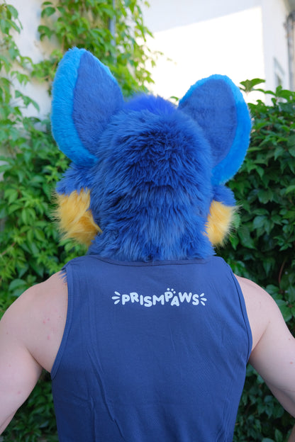 Space Dog Unisex Tanktop - Navy