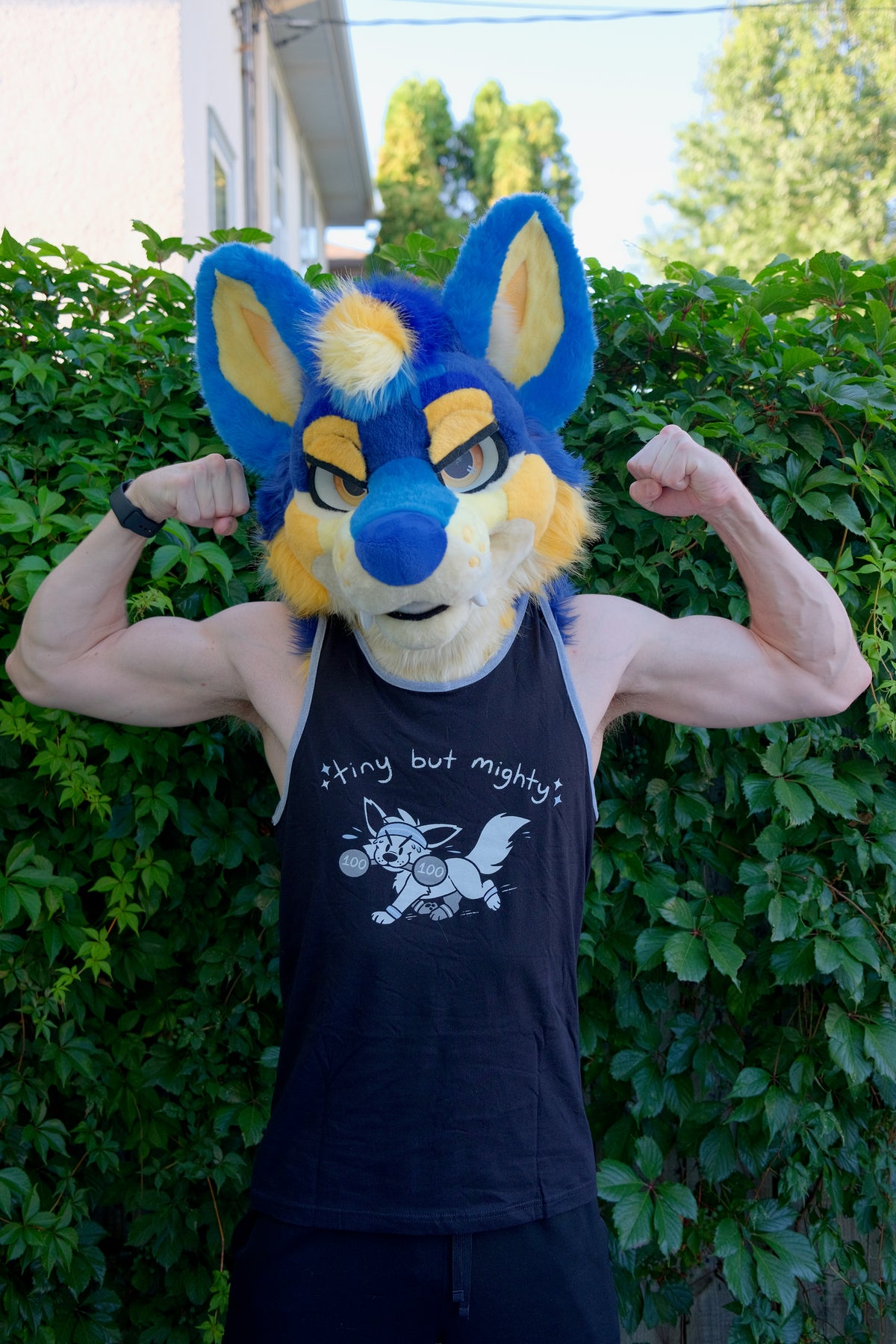 "tiny but mighty" Unisex Tanktop