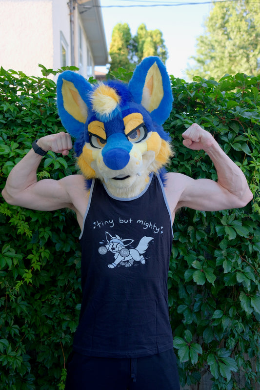 "tiny but mighty" Unisex Tanktop