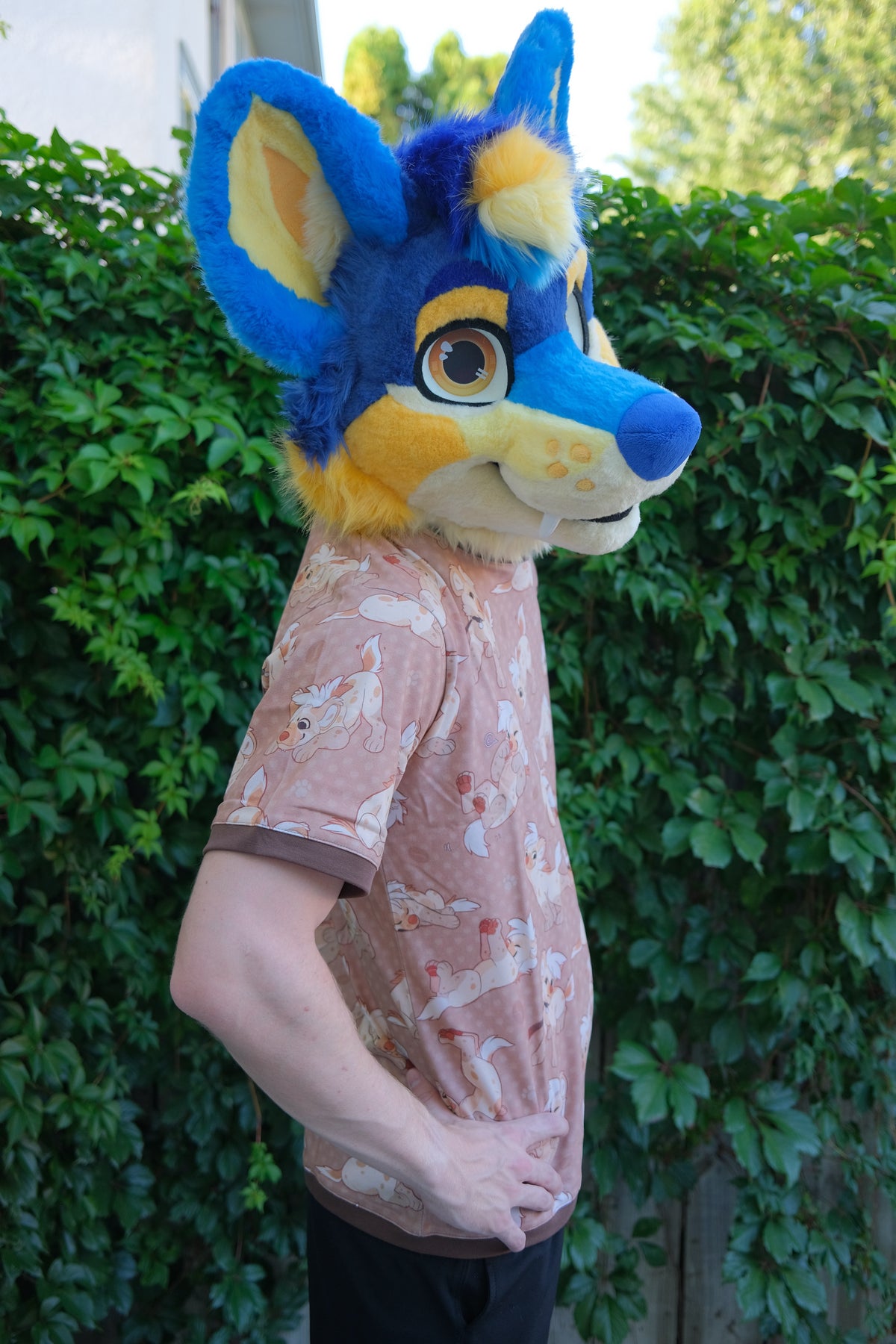 Hyena All-Over Print Cotton Tee