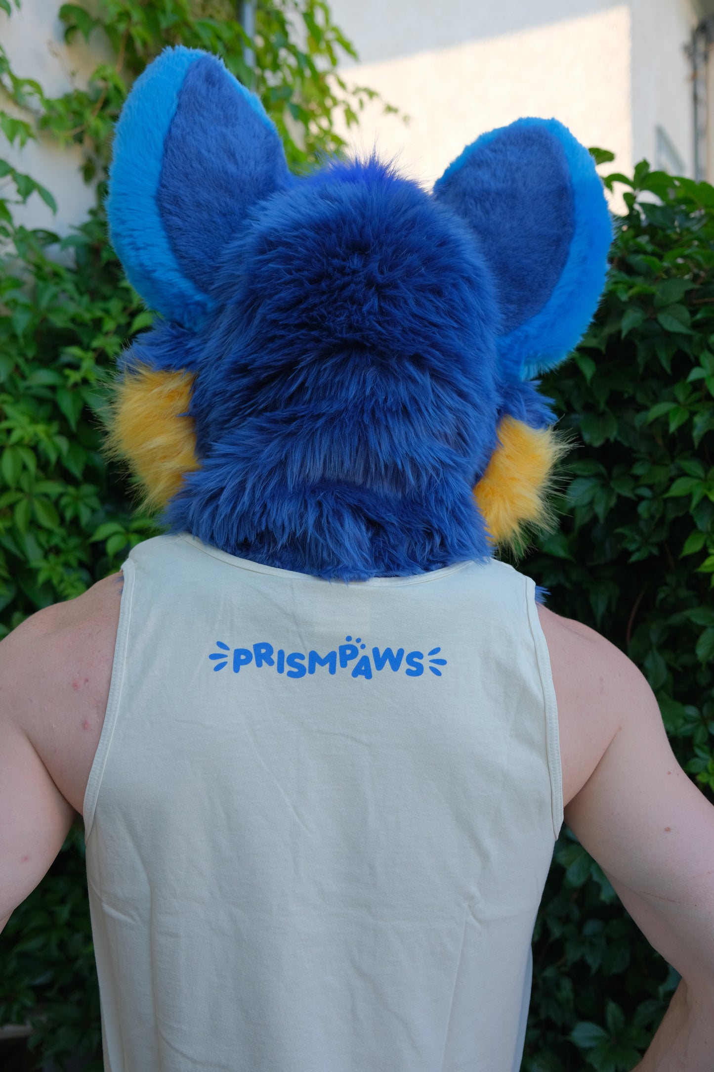 Space Dog Unisex Tanktop - Off-White
