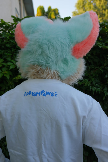 Space Dog Crewneck Sweater - White