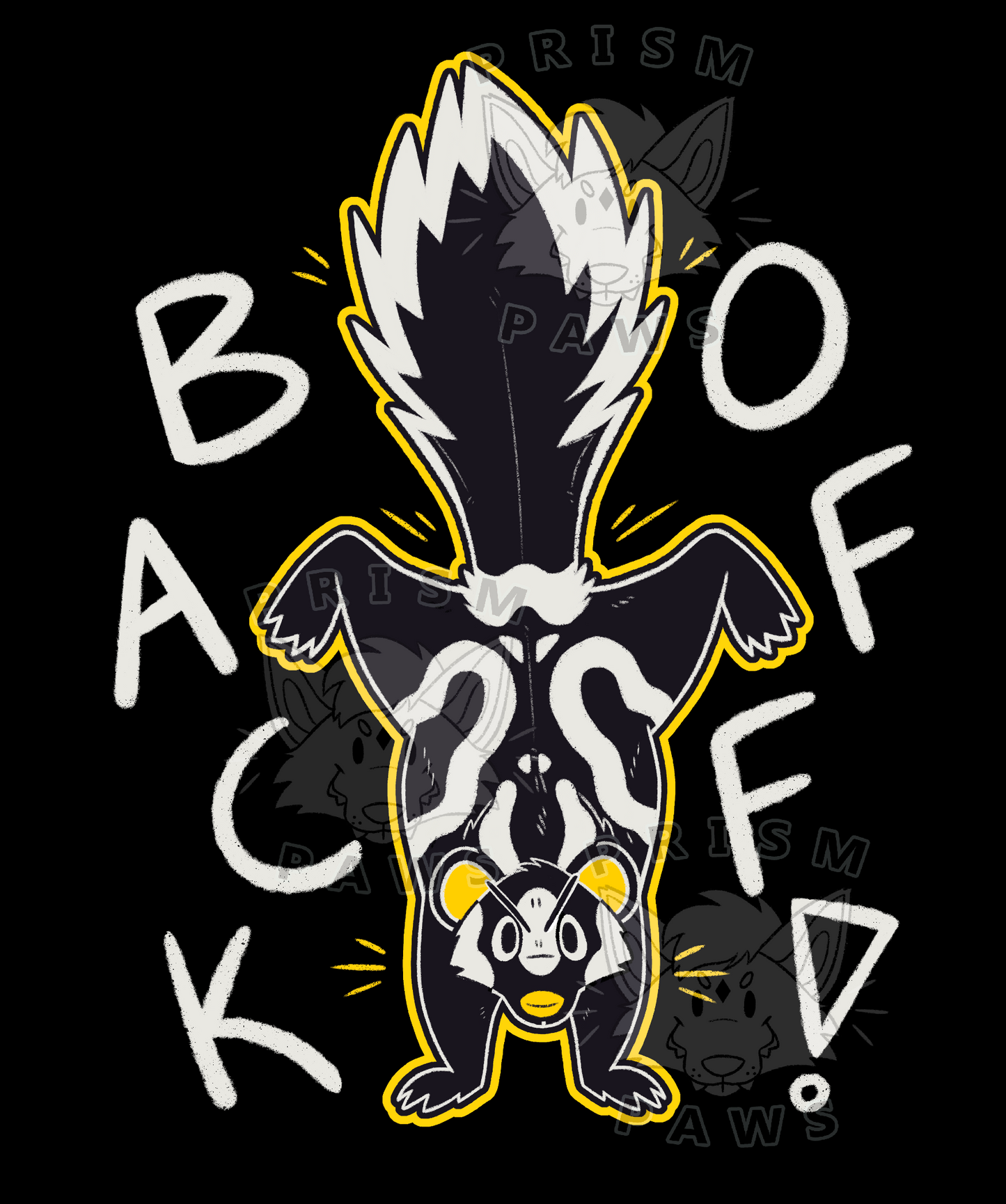 "Back Off" Skunk Unisex Tee [PRE-ORDER]