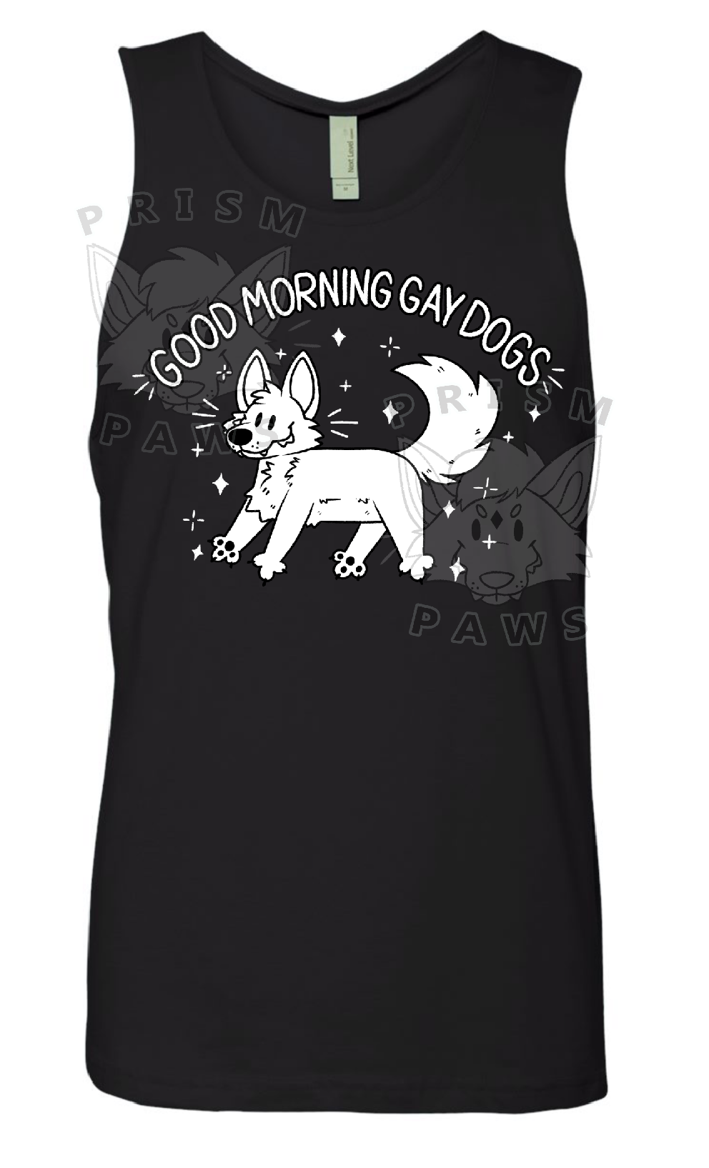 "Good Morning Gay Dogs" Unisex Tanktop