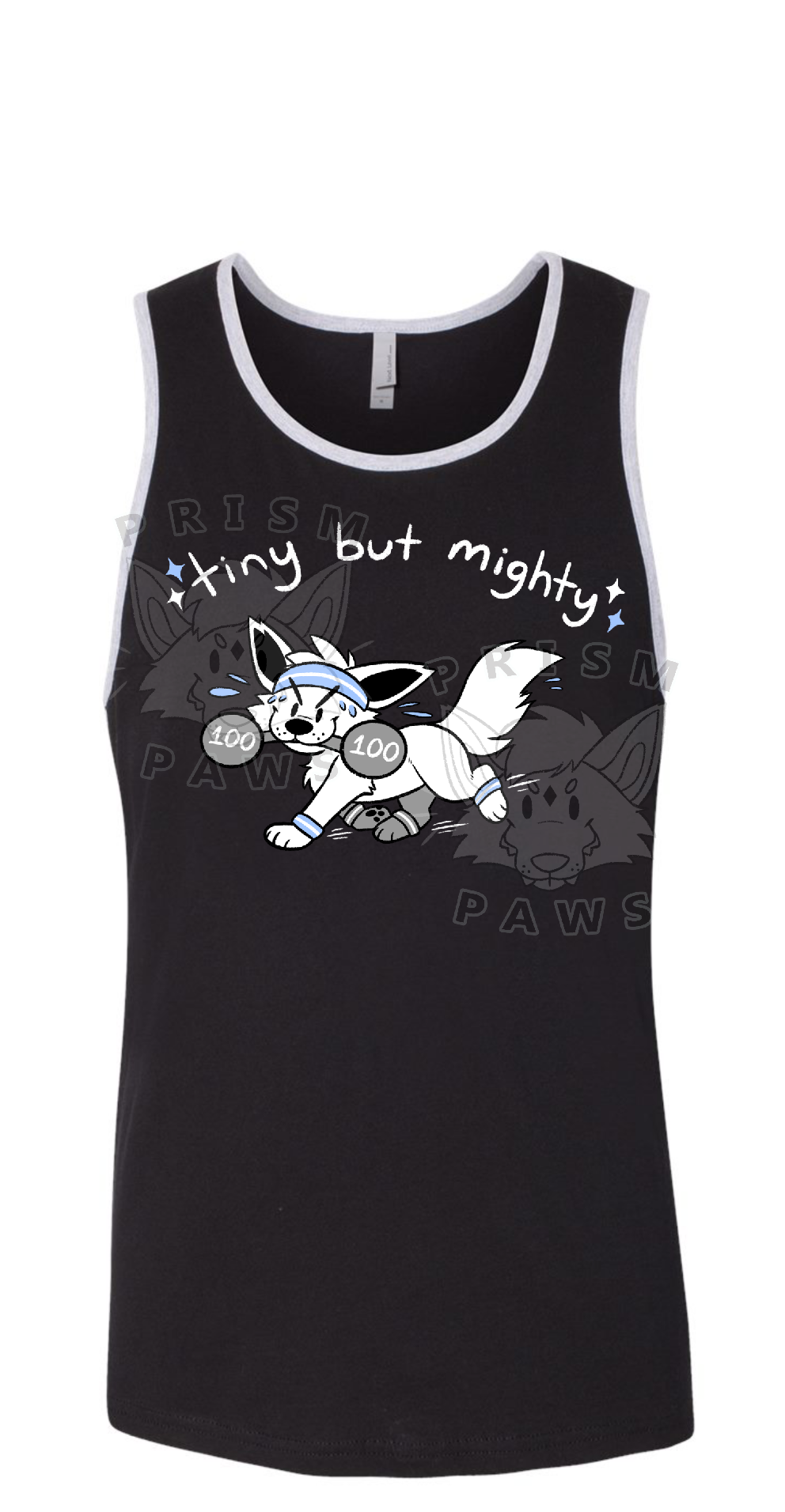"tiny but mighty" Unisex Tanktop