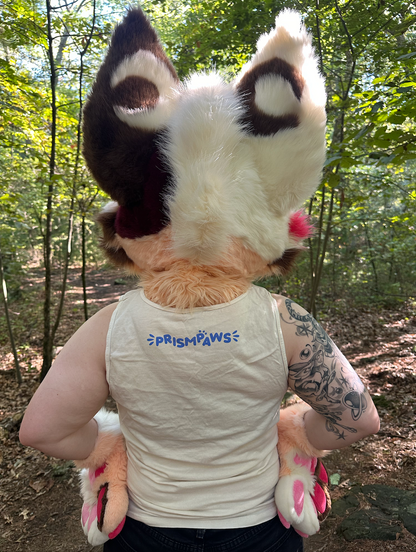 Space Dog Unisex Tanktop - Off-White