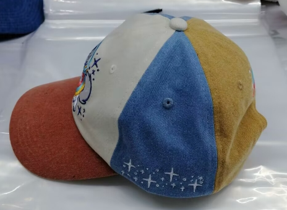 Space Dog Hat - Tricolor Dad Hat