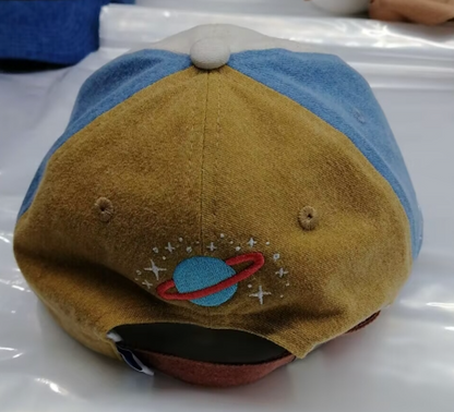 Space Dog Hat - Tricolor Dad Hat