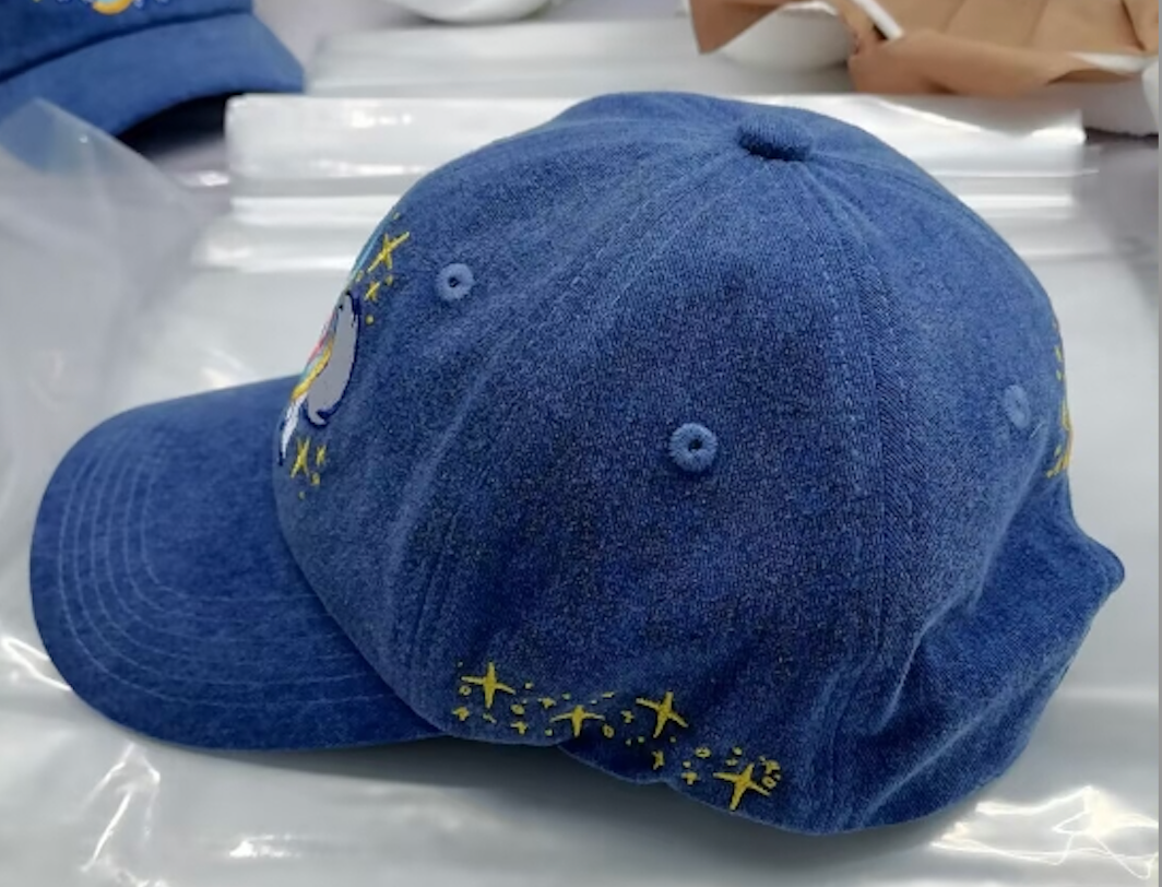 Space Dog Hat - Navy Dad Hat