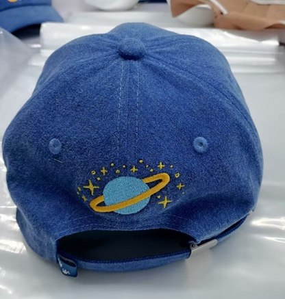 Space Dog Hat - Navy Dad Hat