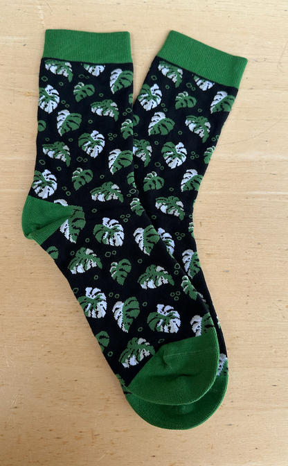 Monstera Leaf Unisex Crew Socks