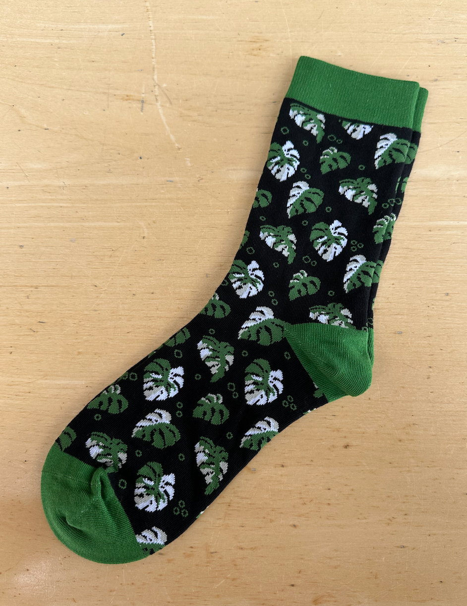 Monstera Leaf Unisex Crew Socks