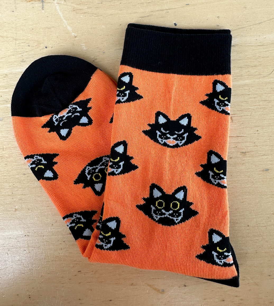Orange Cat Unisex Crew Socks