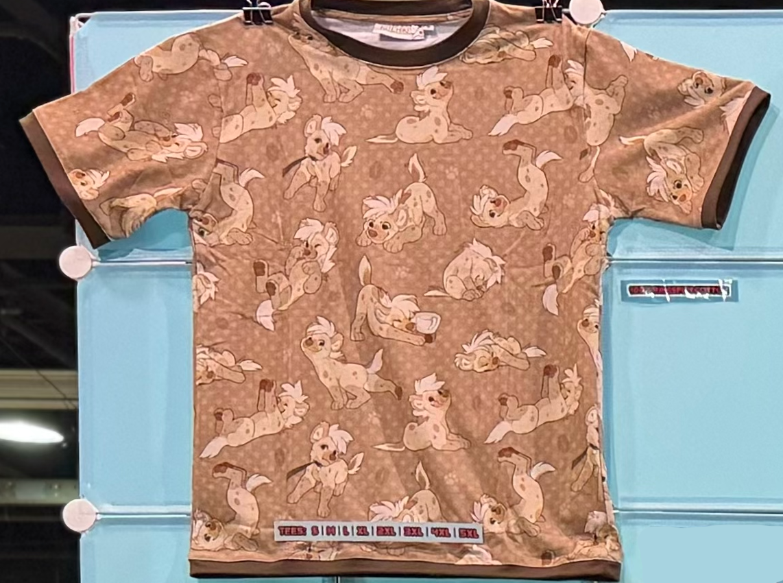 Hyena All-Over Print Cotton Tee