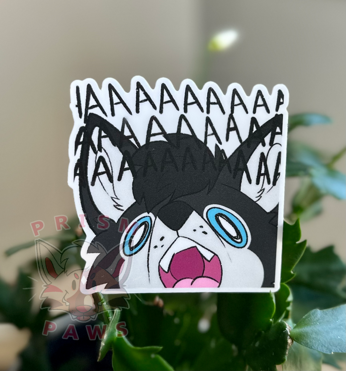 YELL Husky Sticker