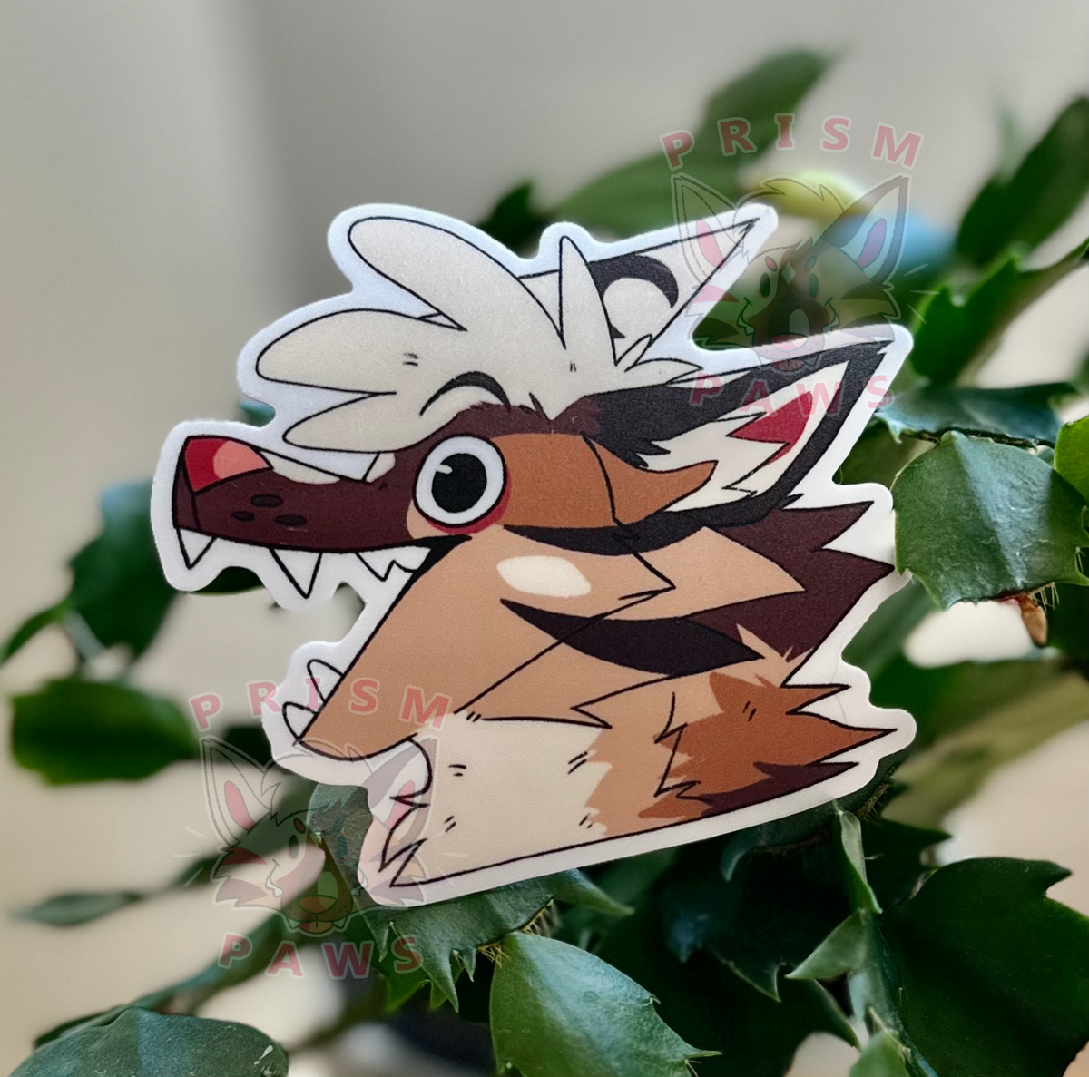June Hyena Bark Sticker