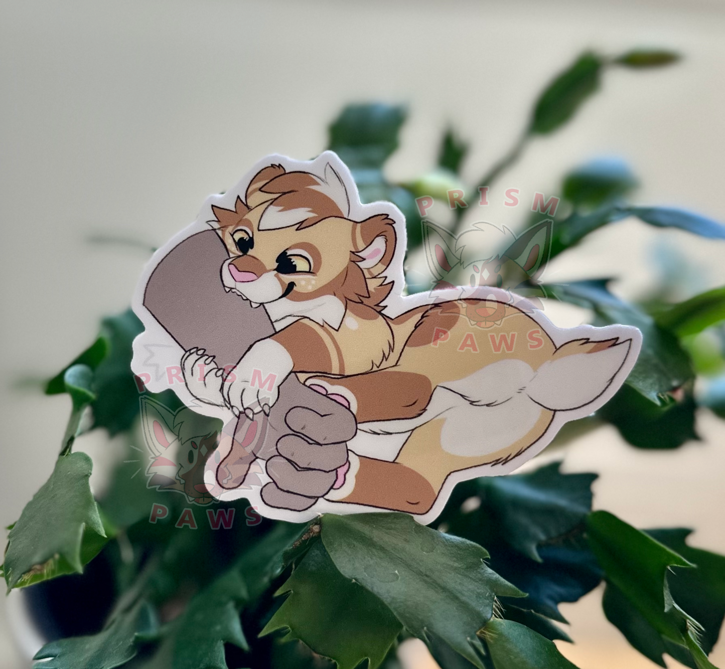 Hand Biting Sticker
