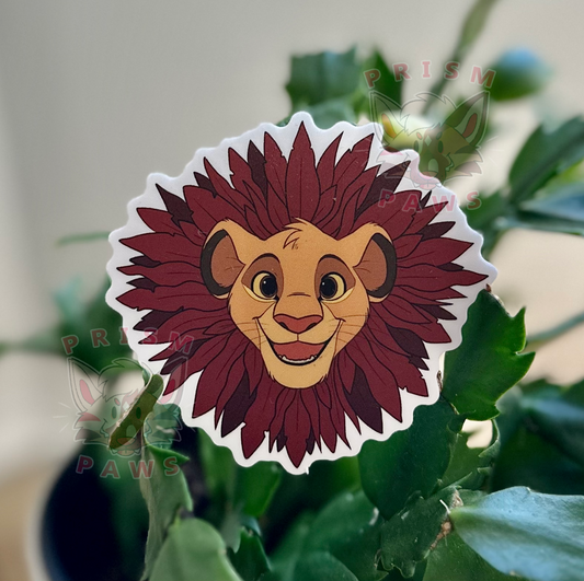 Toony Lion Sticker