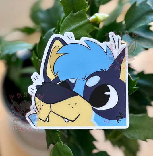 Blue Heeler Sniff Sticker