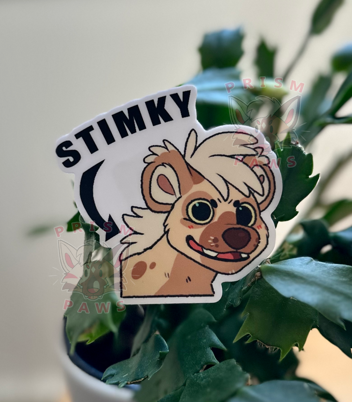 Stimky Hyena Febz Sticker