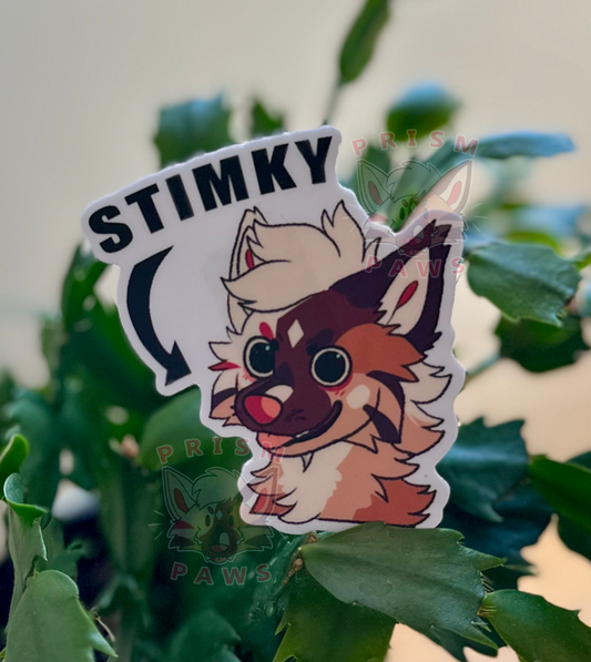 Stimky Hyena June Sticker