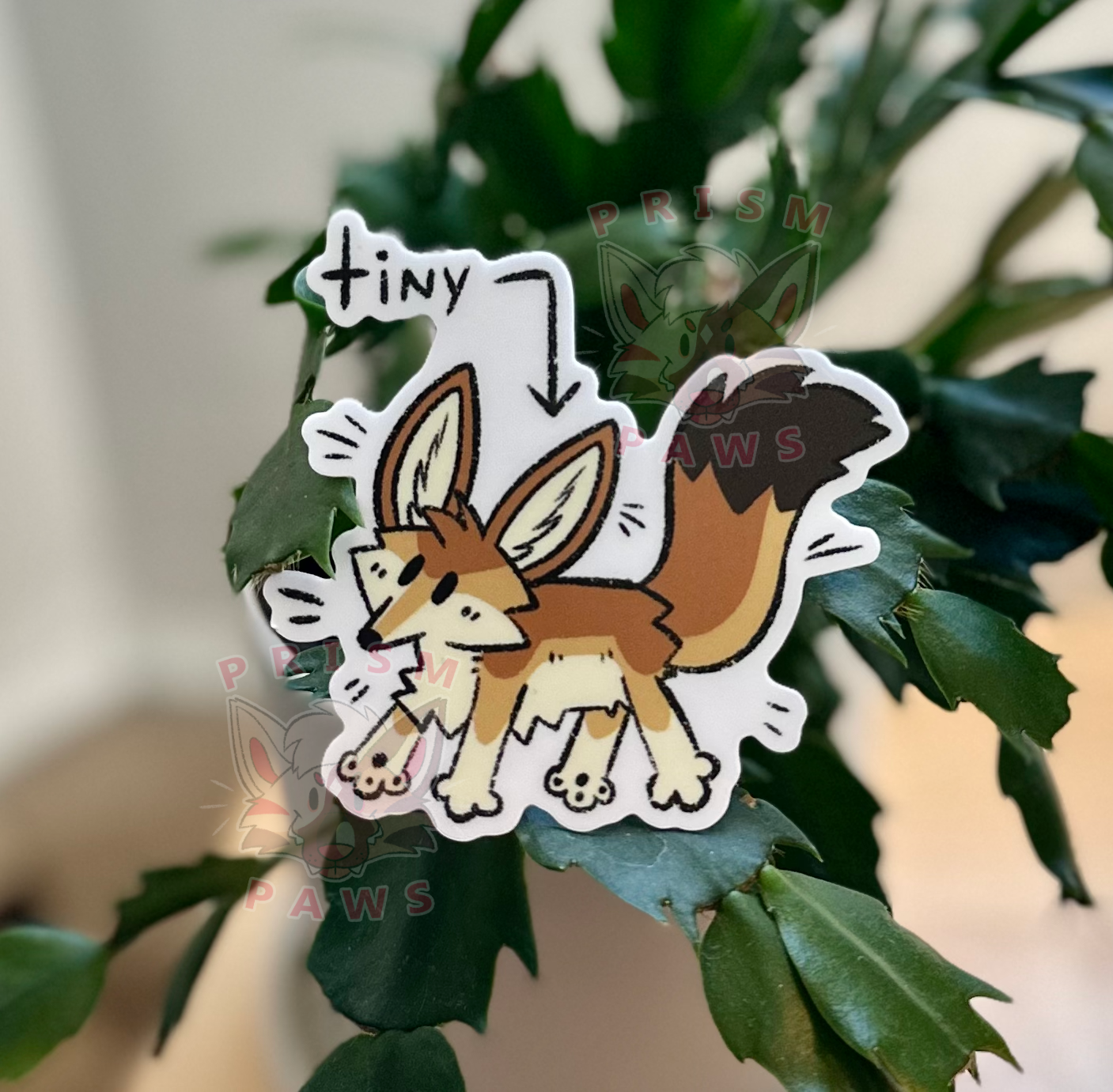Tiny Fennec Fox Sticker