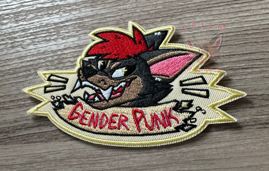 Gender Punk Embroidered Patch