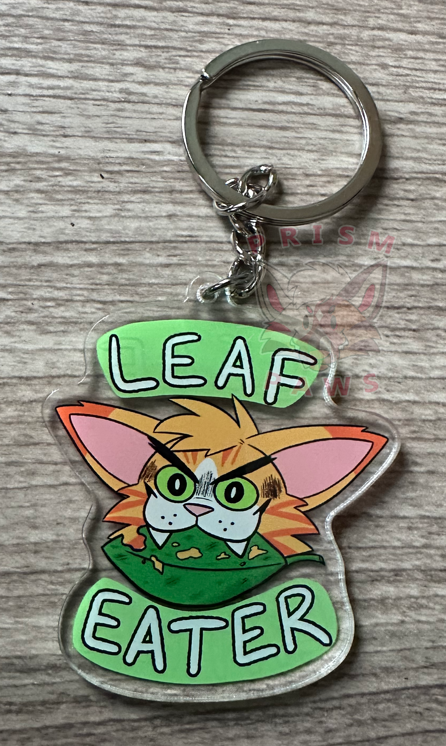 Leaf Eater Acrylic Keychain
