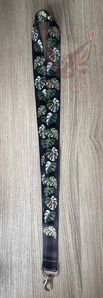 Variegated Monstera Lanyard