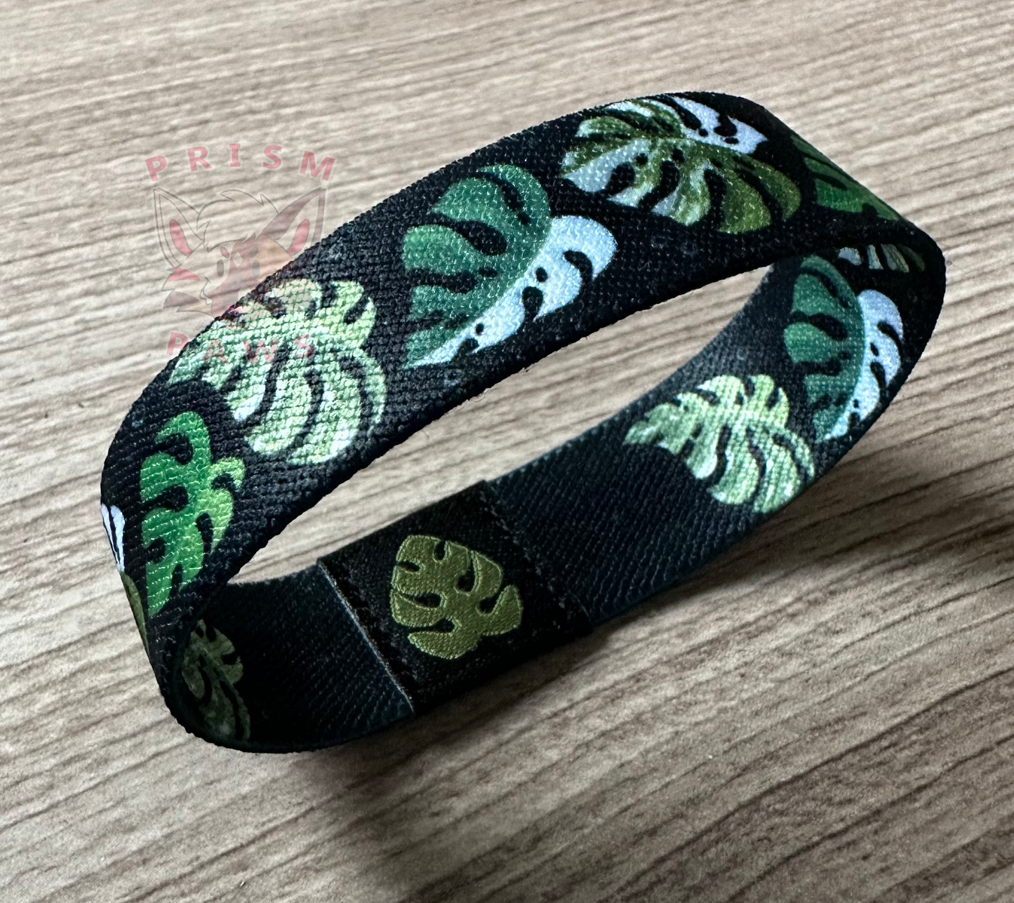 Variegated Monstera Wristband