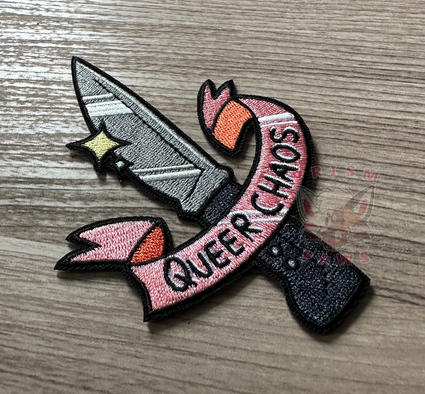 Queer Chaos Embroidered Patch