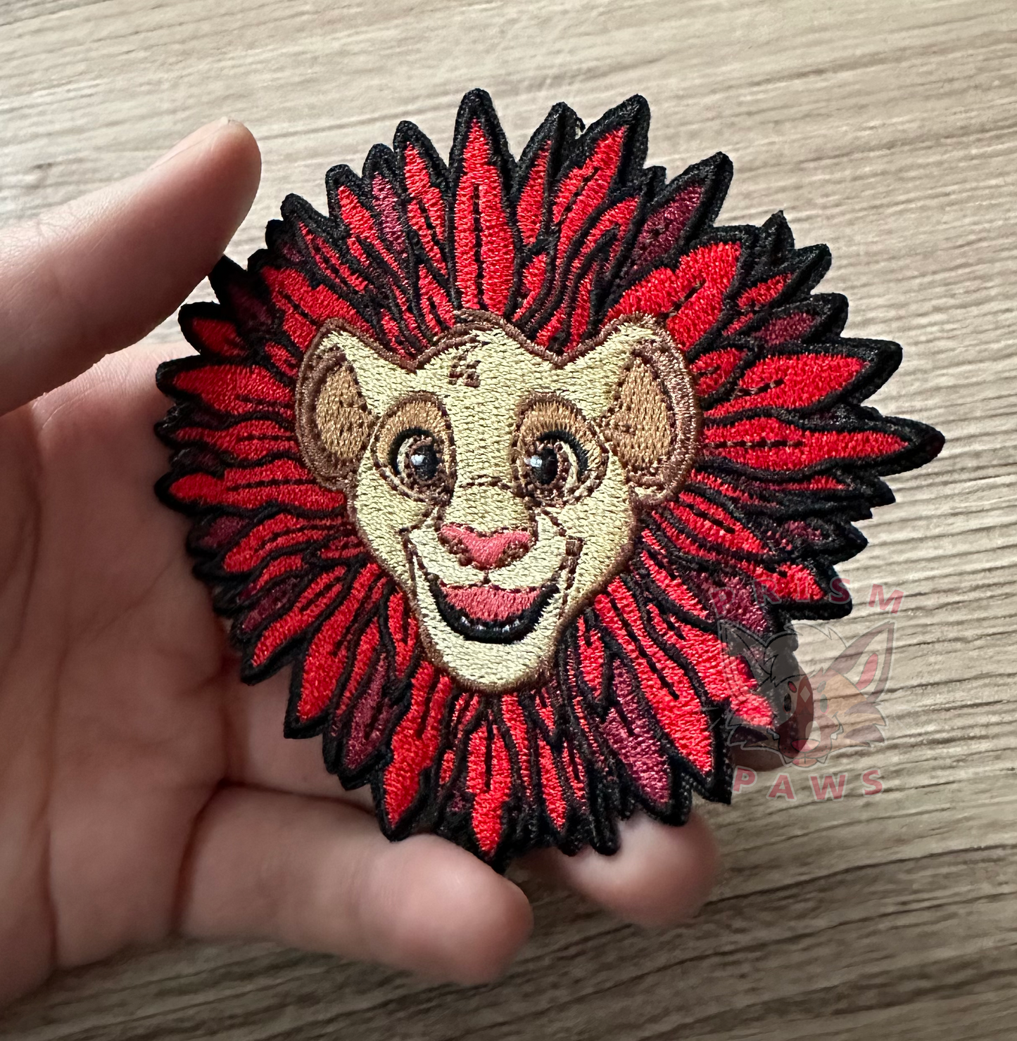 Toony Lion Embroidered Patch