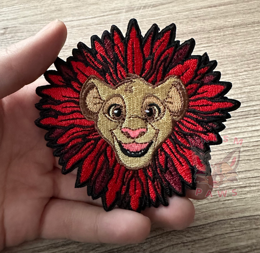 Toony Lion Embroidered Patch
